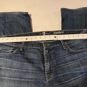 7 For All Mankind (7FAM) Standard Fit Straight Leg Jeans - 36x32